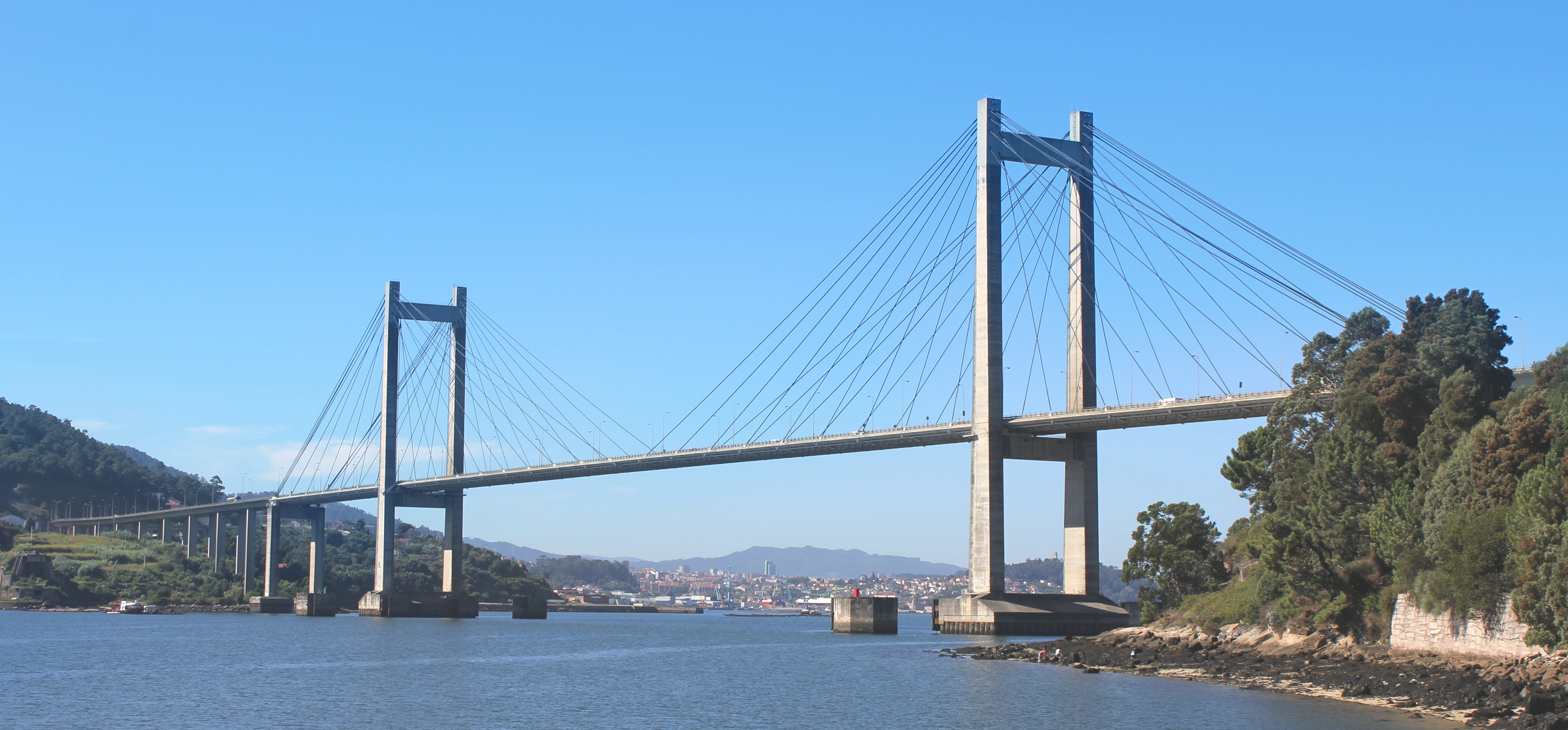 Paisaje del puente de Rande en Vigo IRCAVIGO consultora